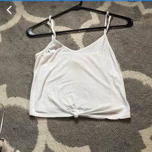 Crop top with knot detail from aeropostale